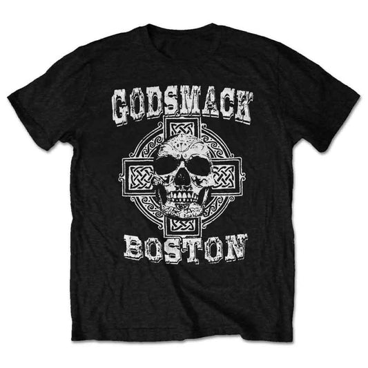 Godsmack | Boston Skull - T-Shirt Black