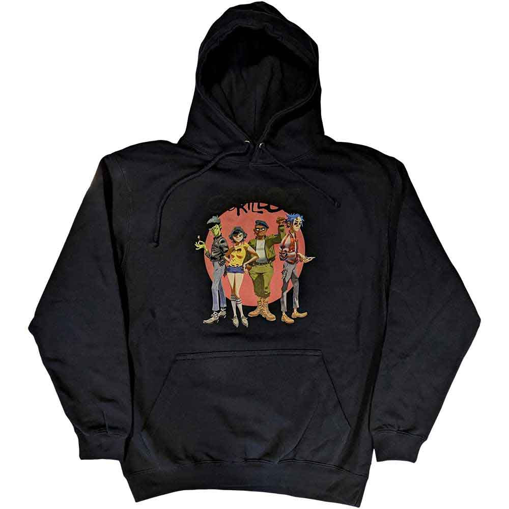 Gorillaz | Group Circle Rise - Sweatshirt Blue