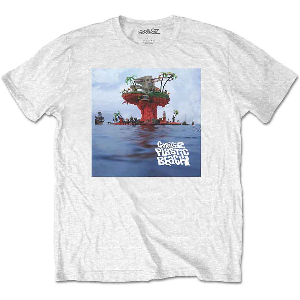 Gorillaz | Plastic Beach - T-Shirt White