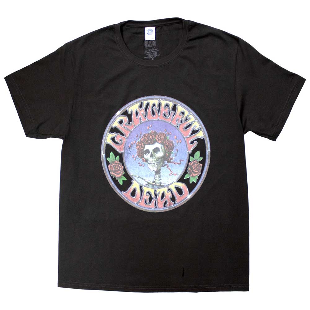 Grateful Dead | Bertha Circle Vintage Wash - T-Shirt Dark Charcoal Grey