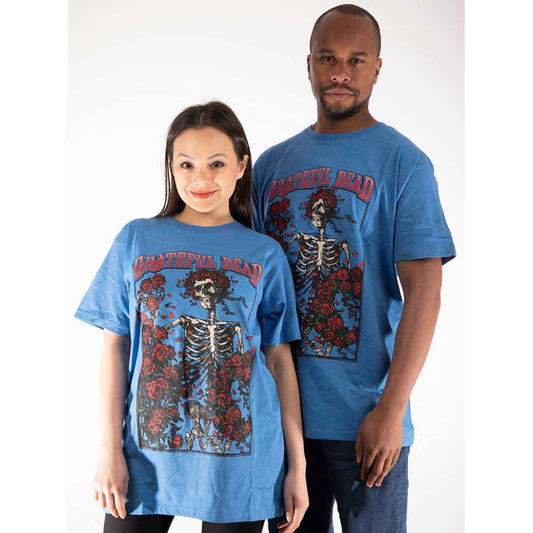 Grateful Dead | Bertha & Logo - T-Shirt Blue
