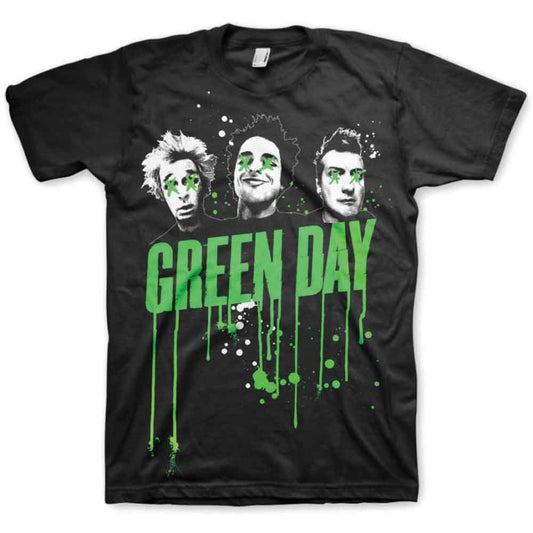 Green Day | Drips - T-Shirt Black