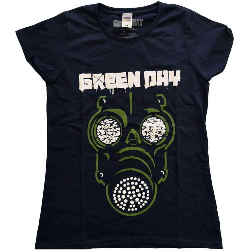 Green Day | Green Mask - T-Shirt Blue