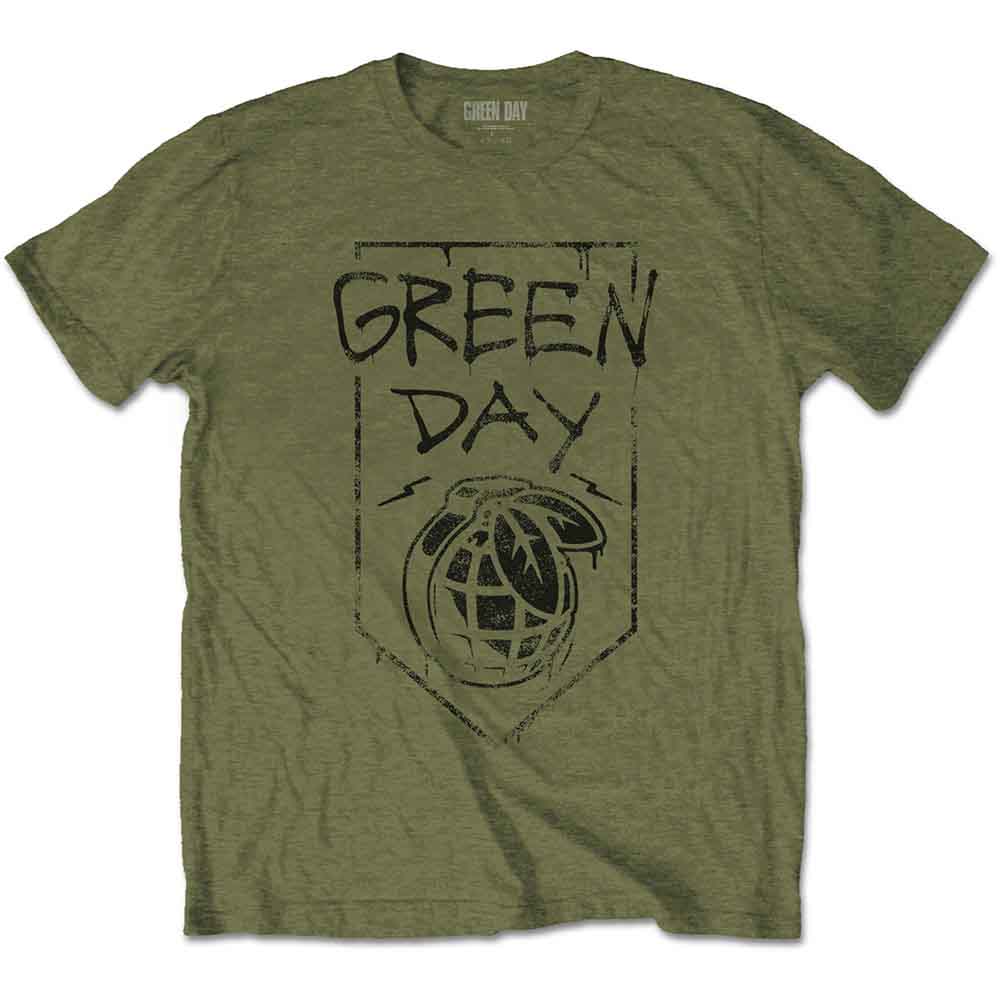 Green Day | Organic Grenade - T-Shirt Green