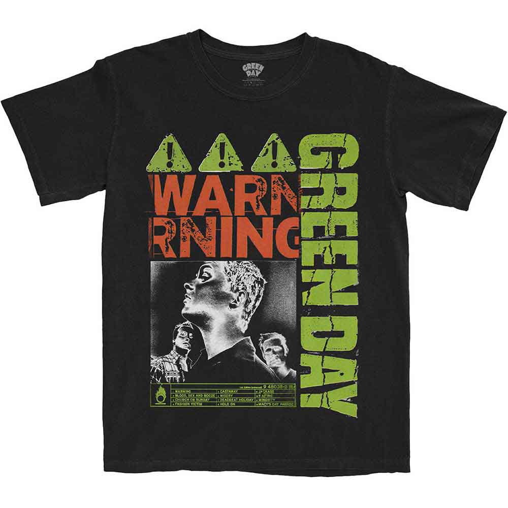 Green Day | Warning - T-Shirt Black