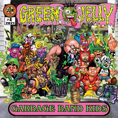 Green Jelly | Garbage Band Kids (Colored Vinyl, Pink/ Green Haze) - Vinyl