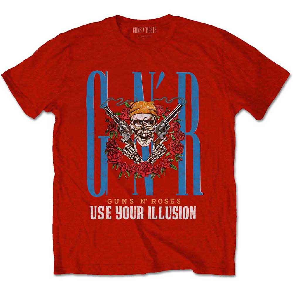 Guns N' Roses | Bandana Skull - T-Shirt Red