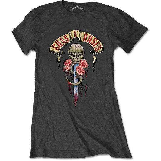 Guns N' Roses | Dripping Dagger - T-Shirt Grey