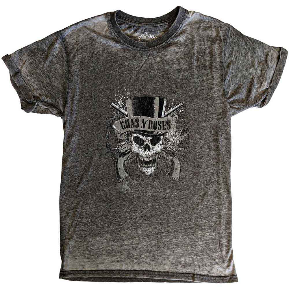 Guns N' Roses | Faded Skull - T-Shirt Grey