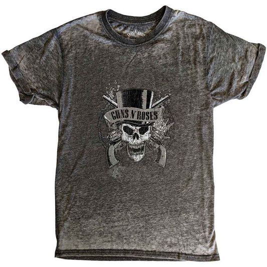 Guns N' Roses | Faded Skull - T-Shirt Grey