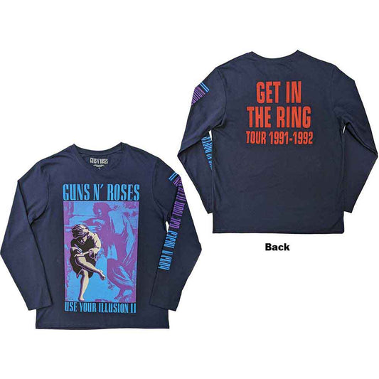 Guns N' Roses | Get In The Ring Tour '91-'92 - T-Shirt Blue