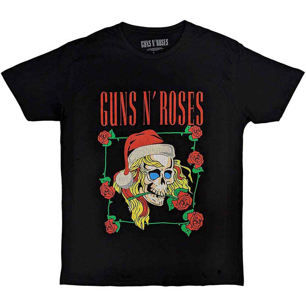 Guns N' Roses | Holiday Skull - T-Shirt Black