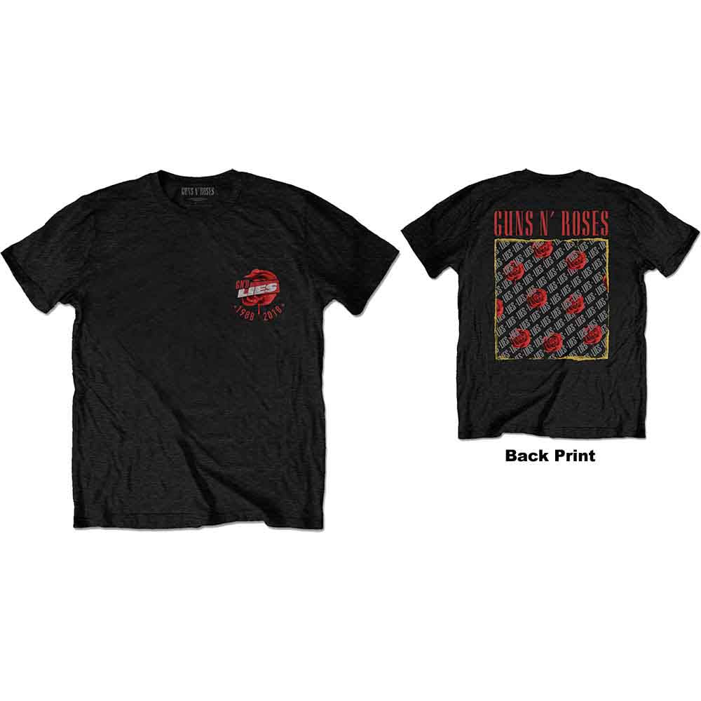 Guns N' Roses | Lies Repeat/30 Years - T-Shirt Black