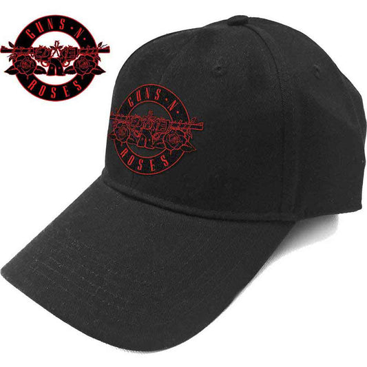 Guns N' Roses | Red Circle Logo - Hat Black