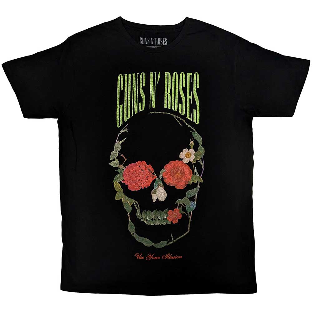 Guns N' Roses | Rose Skull - Black