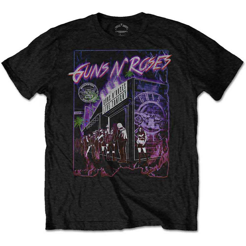 Guns N' Roses | Sunset Boulevard - T-Shirt Black