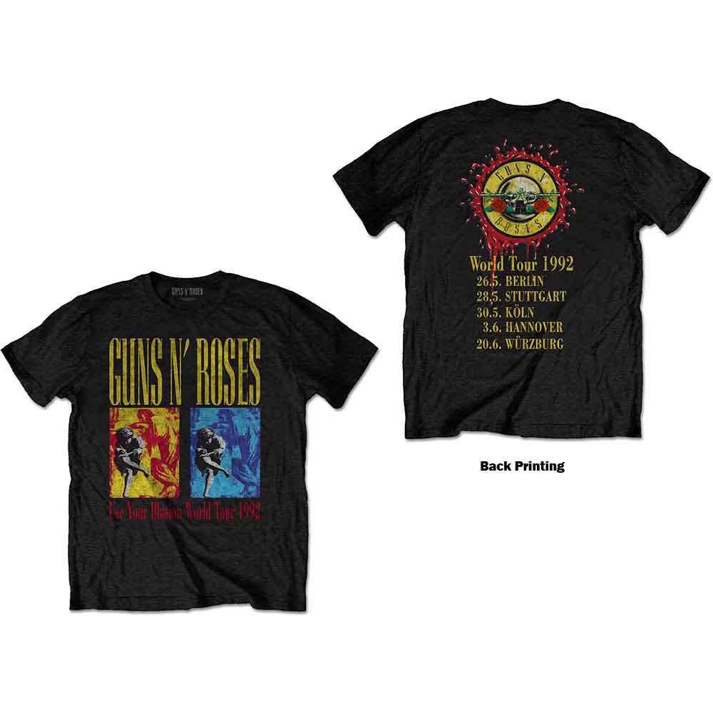 Guns N' Roses | Use Your Illusion World Tour - T-Shirt Black