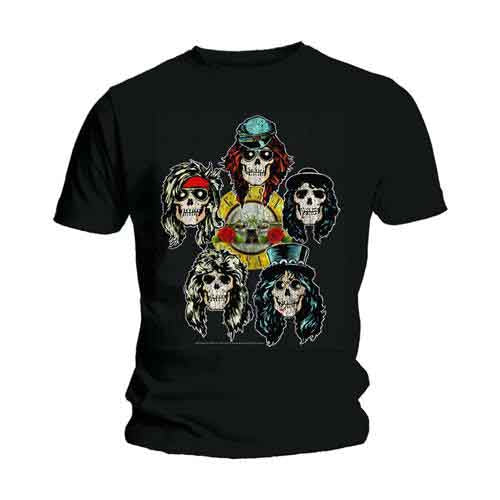 Guns N' Roses | Vintage Heads - T-Shirt Black