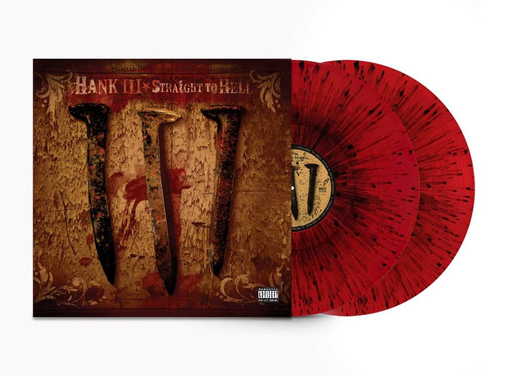 Hank III | Straight To Hell (Limited Edition, Colored Vinyl,Blood Splatter Red) (2 Lp's) - Vinyl