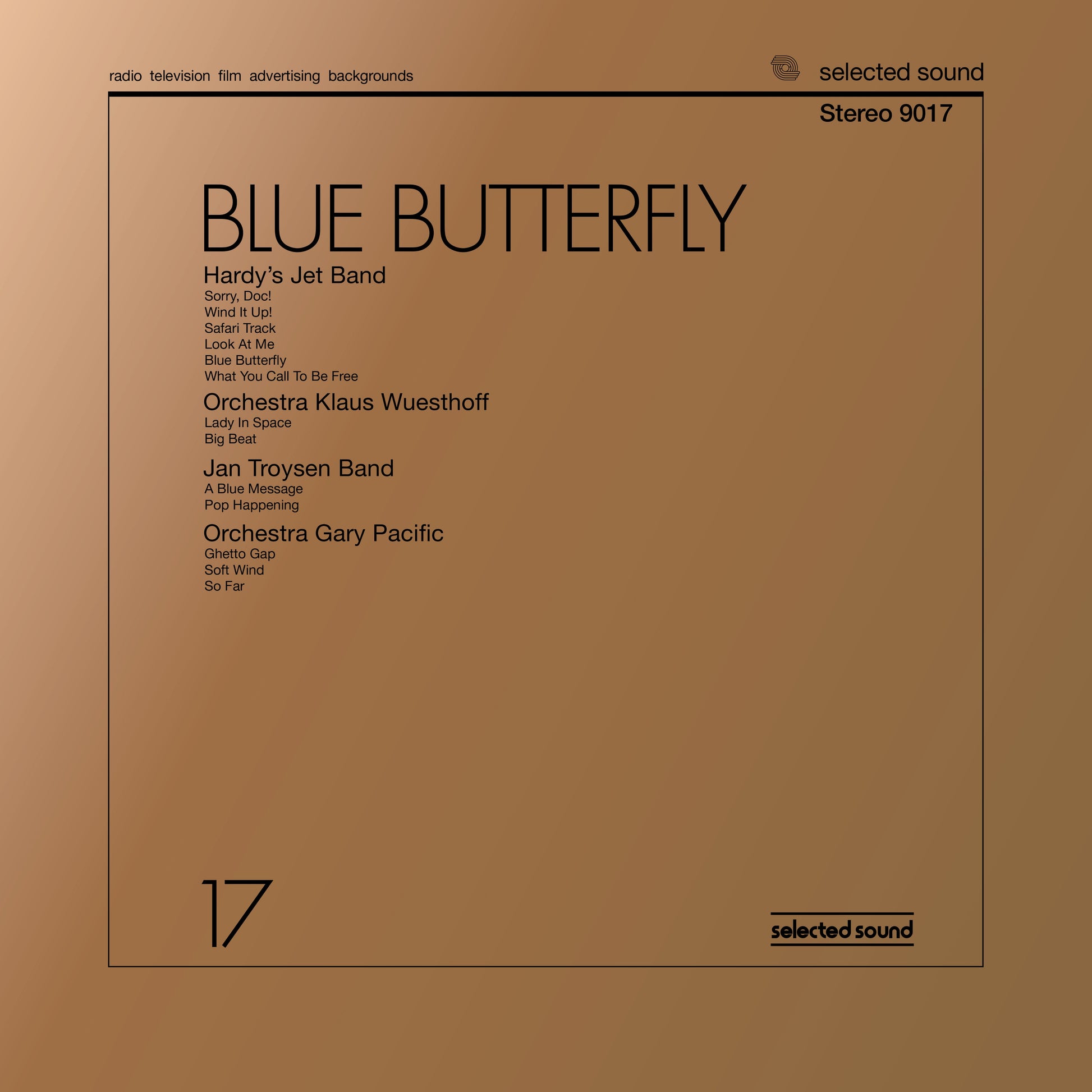 Hardy’s Jet Band / Orchestra Klaus Wuesthoff / Jan | Blue Butterfly (Selected Sound) - Vinyl