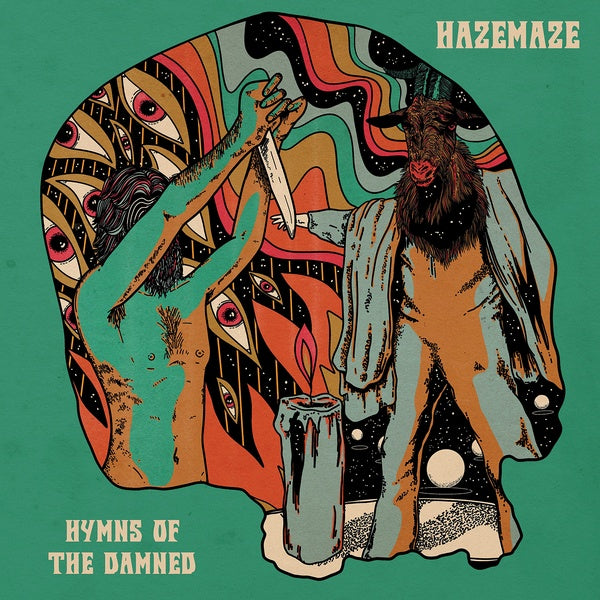 HAZEMAZE | Hymns Of The Damned (Red Splatter Transparent Vinyl) - Vinyl