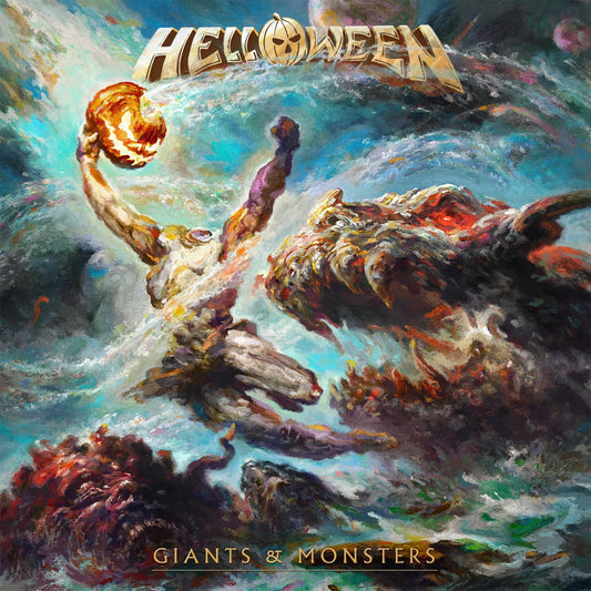 Helloween | Giants & Monsters (Indie Exclusive) (Yellow Marble Vinyl) (Pumpkin Etching & Booklet) [2LP] - Vinyl