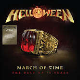 Helloween | March of Time (The Best of 40 Years) Limited Edition (5 LP) (Red Vinyl) - Vinyl