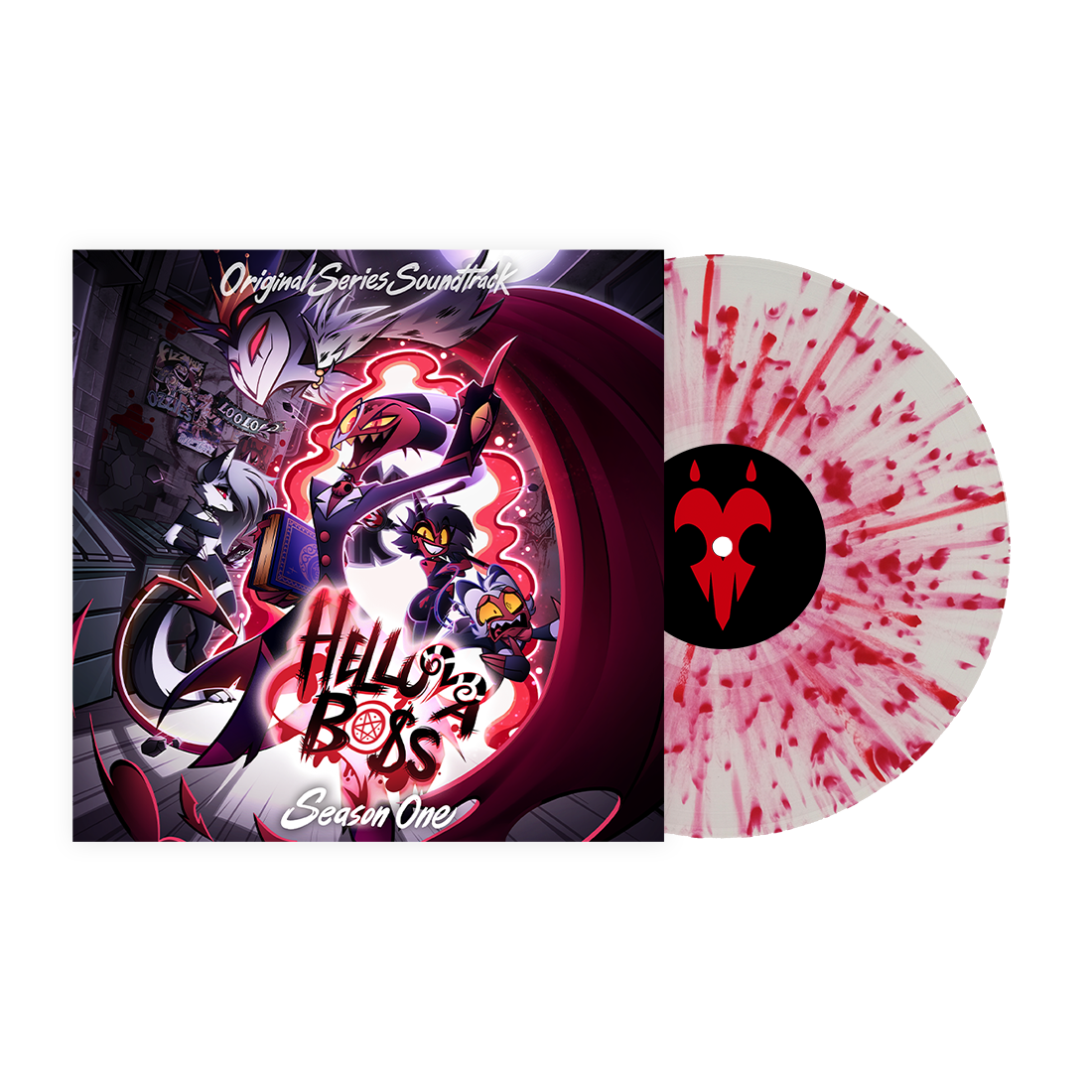 Helluva Boss | Helluva Boss: Season 1 (Original Soundtrack) [Standard Blood Splatter Vinyl] - Vinyl