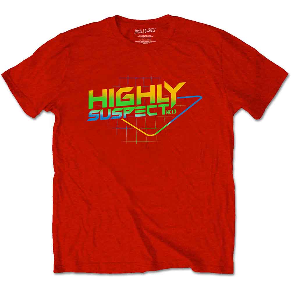 Highly Suspect | Gradient Type - T-Shirt Red