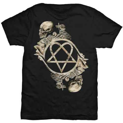 Him | Bone Sculpture - T-Shirt Black