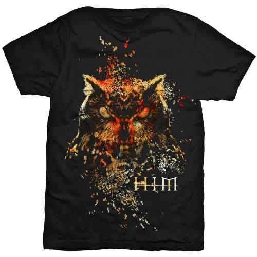 Him | Owl Colour - T-Shirt Black