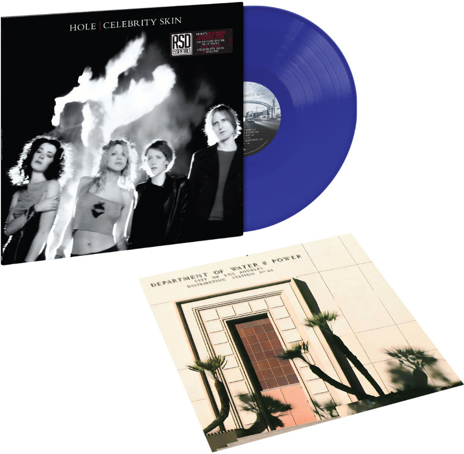 Hole | Celebrity Skin (Indie Exclusive, Limited Edition, "Stolen Water" Blue Colored Vinyl) - Vinyl