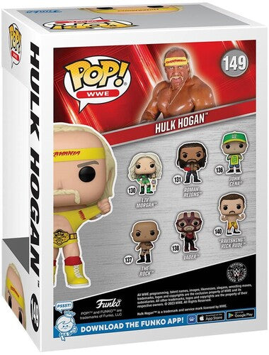 Hulk Hogan | Funko POP! WWE: Hulkamania Hulk Hogan with Belt (Vinyl Figure, Collectible) - Action Figure