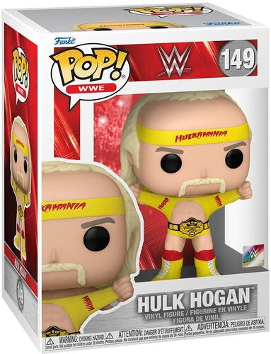 Hulk Hogan | Funko POP! WWE: Hulkamania Hulk Hogan with Belt (Vinyl Figure, Collectible) - Action Figure