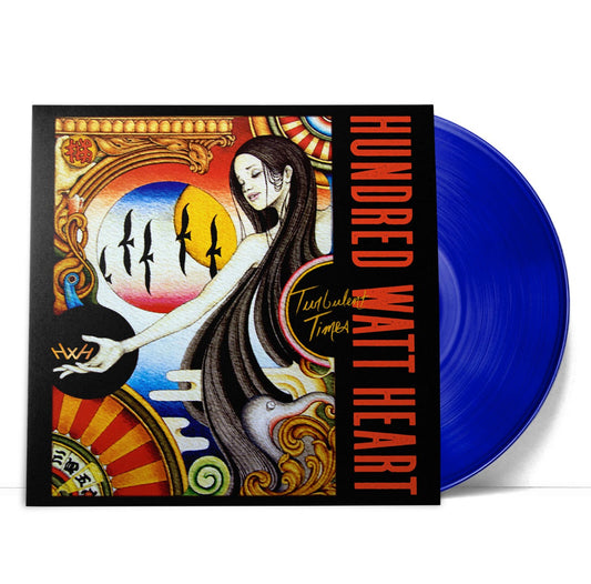 Hundred Watt Heart | Turbulent Times (Limited Edition, 180 Gram Translucent Blue Vinyl) - Vinyl
