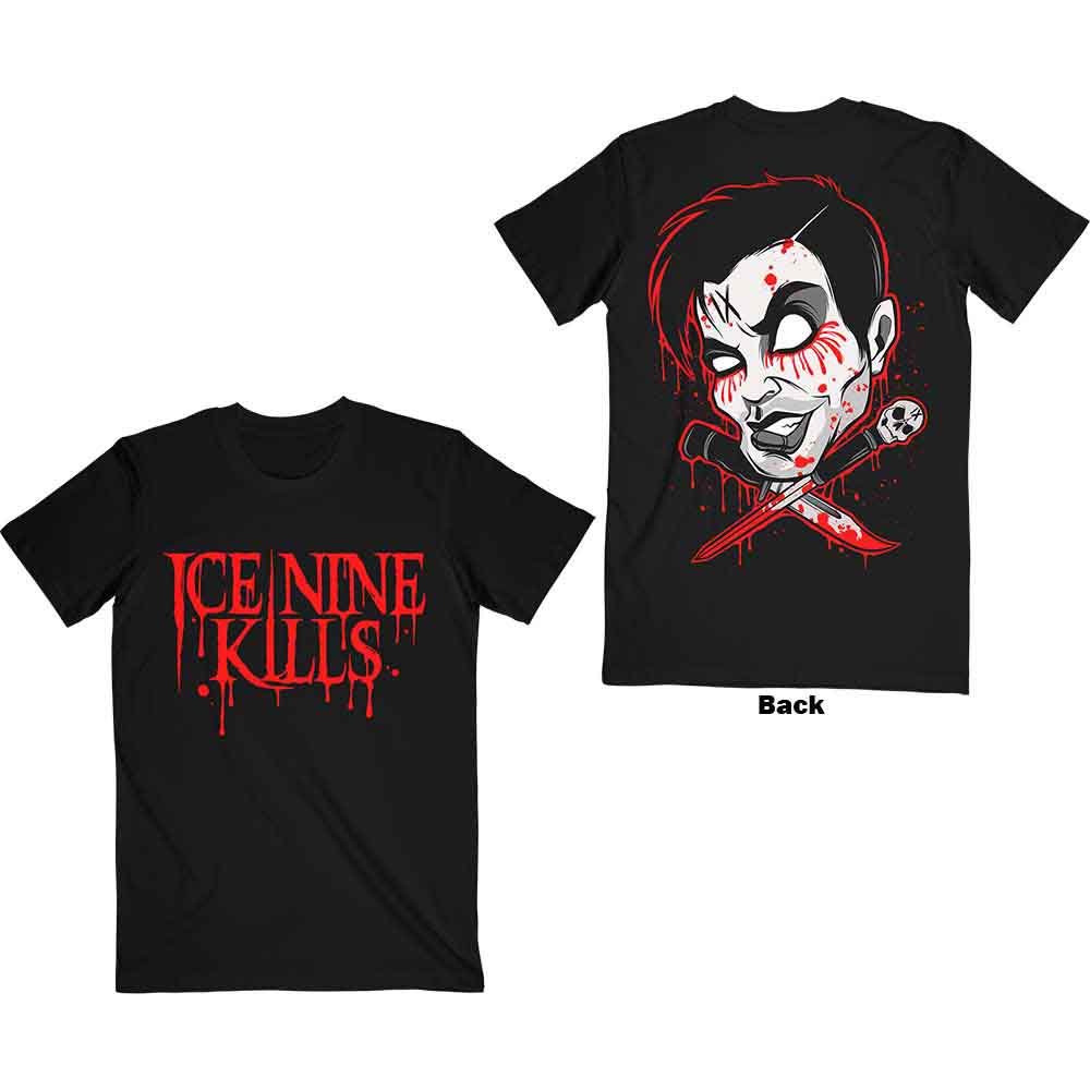 Ice Nine Kills | Cross Swords - T-Shirt Black