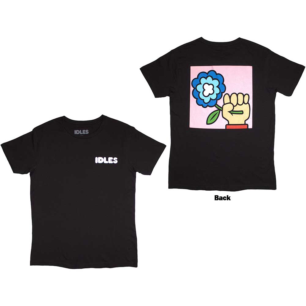 IDLES | Cartoon Flower - Black
