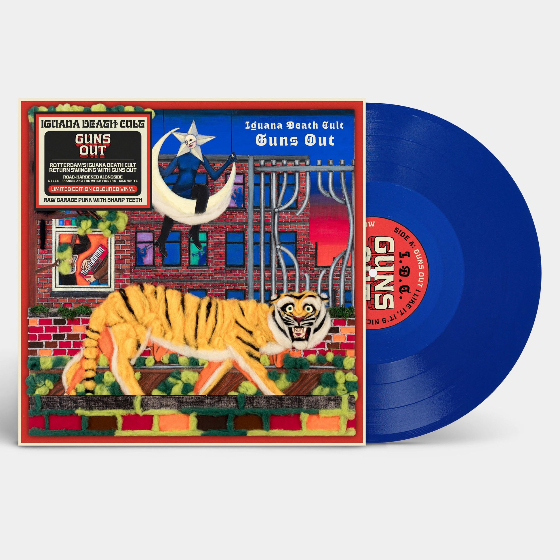 Iguana Death Cult | Guns Out (Limited Edition) [Blue Vinyl] - Vinyl