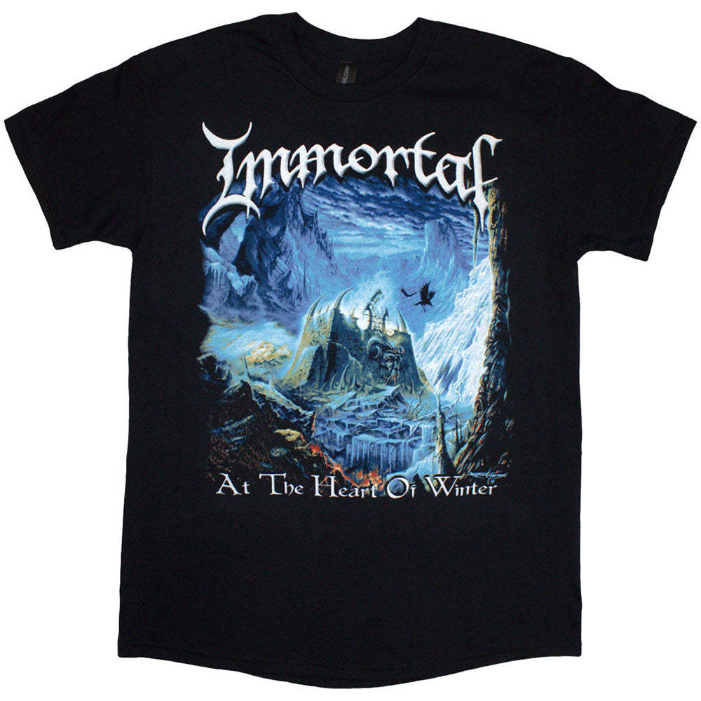 Immortal | At The Heart Of Winter – Black (Back Print) - Apparel