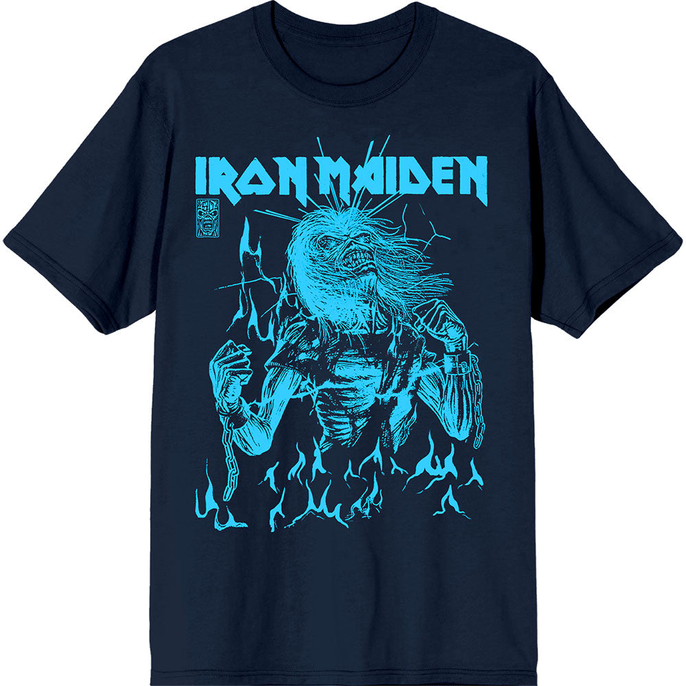 Iron Maiden | 50 Life After Death Flames Blue - Blue