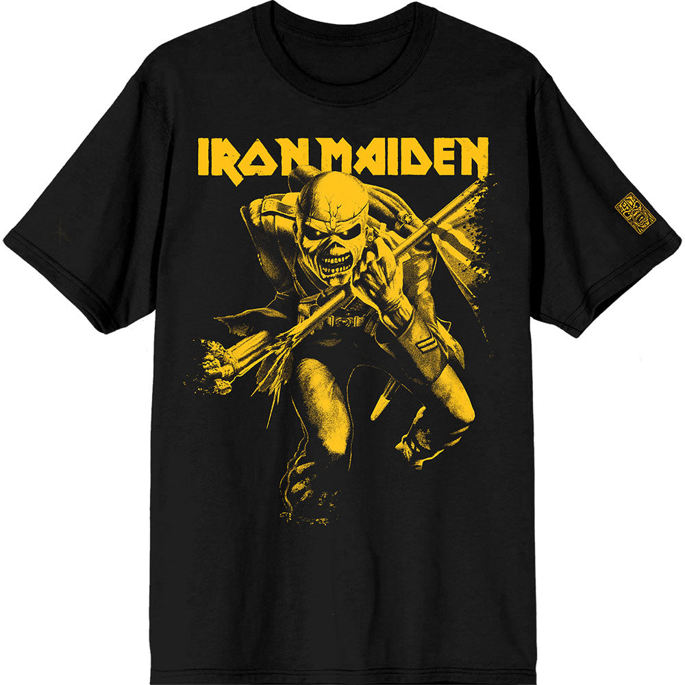 Iron Maiden | 50 Trooper Crop Yellow - Black