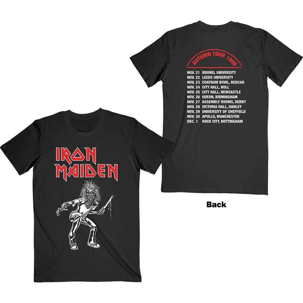 Iron Maiden | Autumn Tour 1980 - T-Shirt Black