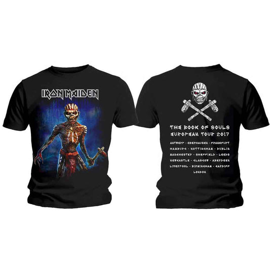 Iron Maiden | Axe Eddie Book of Souls European Tour V.2 - T-Shirt Black