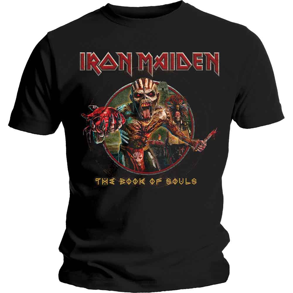 Iron Maiden | Book of Souls Eddie Circle - T-Shirt Black