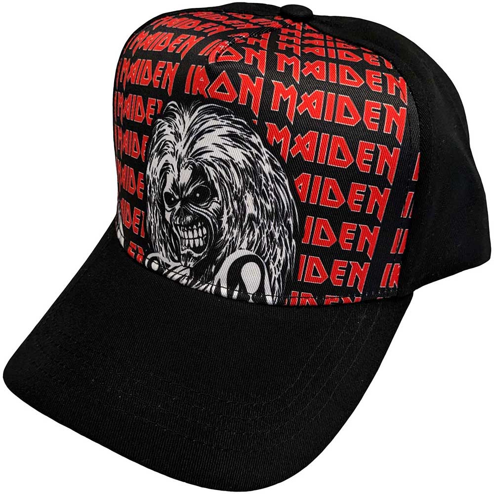 Iron Maiden | Eddie Logo Repeat - Hat Black