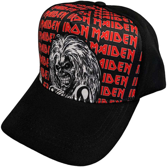 Iron Maiden | Eddie Logo Repeat - Hat Black