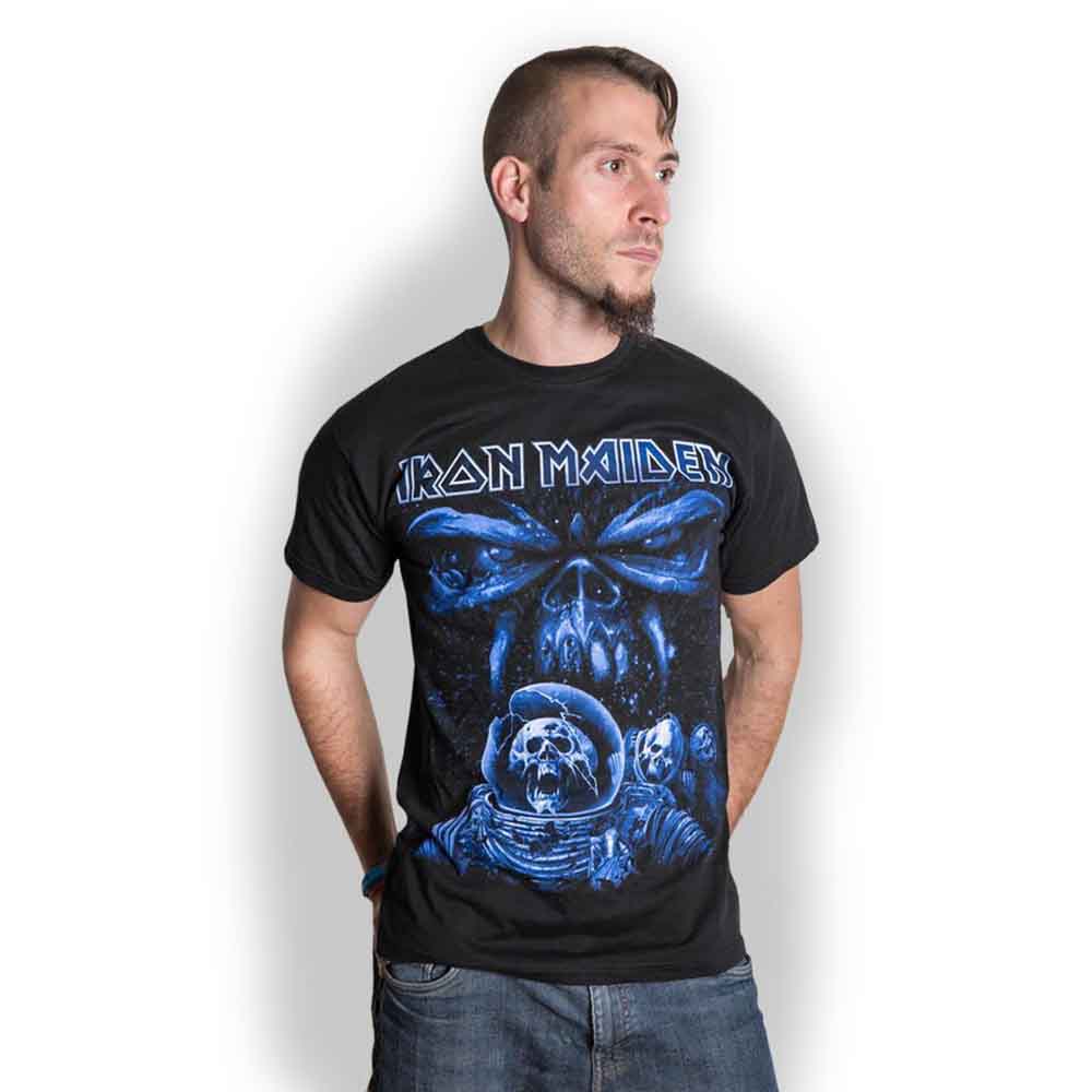 Iron Maiden | Final Frontier Blue Album Spaceman - T-Shirt Black