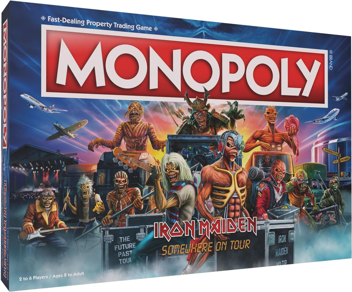 Iron Maiden | Iron Maiden Monopoly: Somewhere On Tour - Board Game