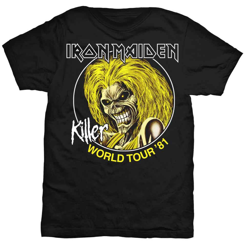 Iron Maiden | Killer World Tour 81 - T-Shirt Black