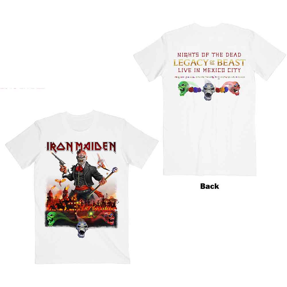 Iron Maiden | Legacy of the Beast Live In Mexico City - T-Shirt White